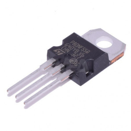 Transistor de puissance STP80NF55-06 pour résistance de ventilation