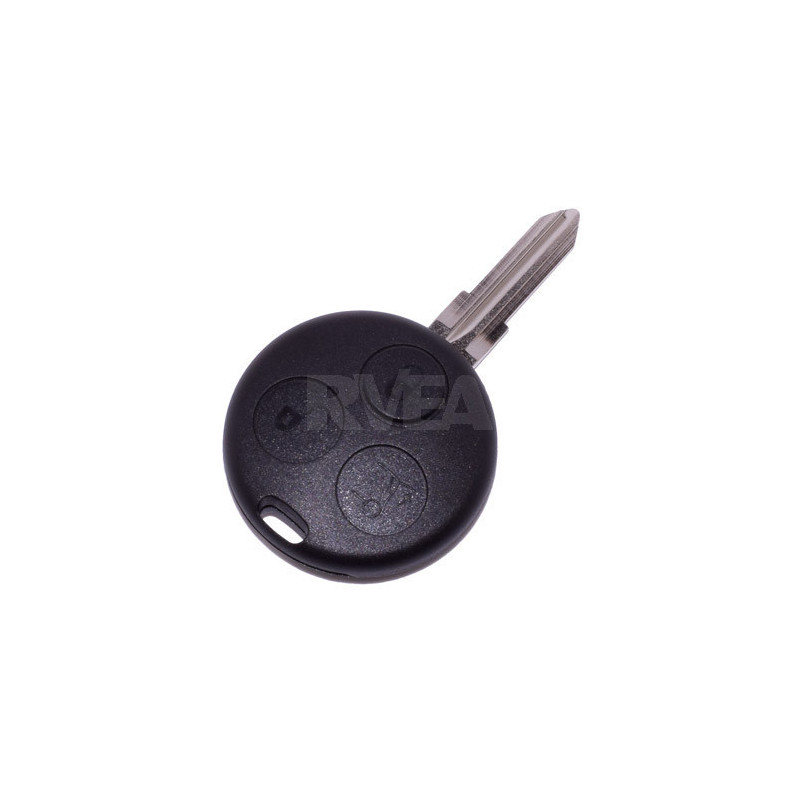 Bouton de trois boutons de porte-clés comprenant l'électronique avec lame  blanche pour SMART fortwo