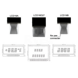 Ecran LCD central pour compteur Mercedes W202, W210, W208, R170