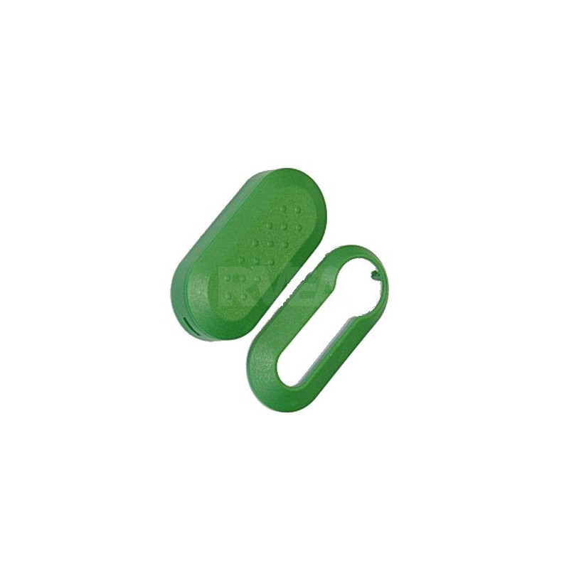 Enjoliveur vert pour coque de clé Abarth 500, Punto