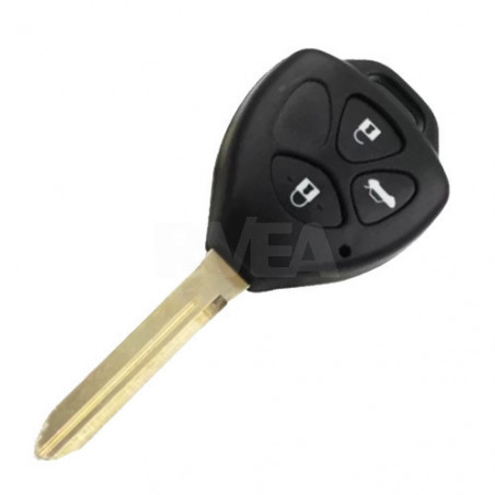 Boitier de clé 3 boutons pour Toyota Avensis