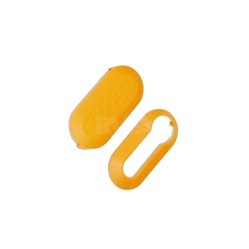 Enjoliveur jaune pour coque de clé Abarth 500, Punto