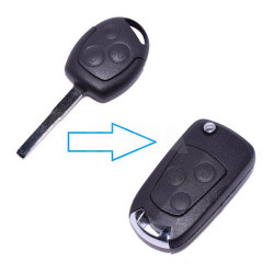 Boitier 3 boutons pour transformer votre clé en clé pliante Ford C-Max, Fiesta, Focus, Ka