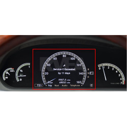 Ecran LCD pour compteur et GPS Mercedes AMG, Classe CL, Classe S